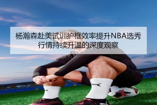 杨瀚森赴美试训护框效率提升NBA选秀行情持续升温的深度观察